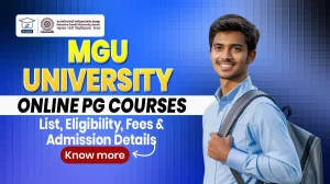 MGU Online PG Admission 2026