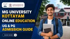 MG University Kottayam Distance Education UG PG Admission Guide 2026